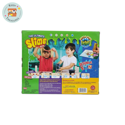 The Ultimate Slime Factory DIY Kit with Glitter Glue & Containers - Kiddy Treasures