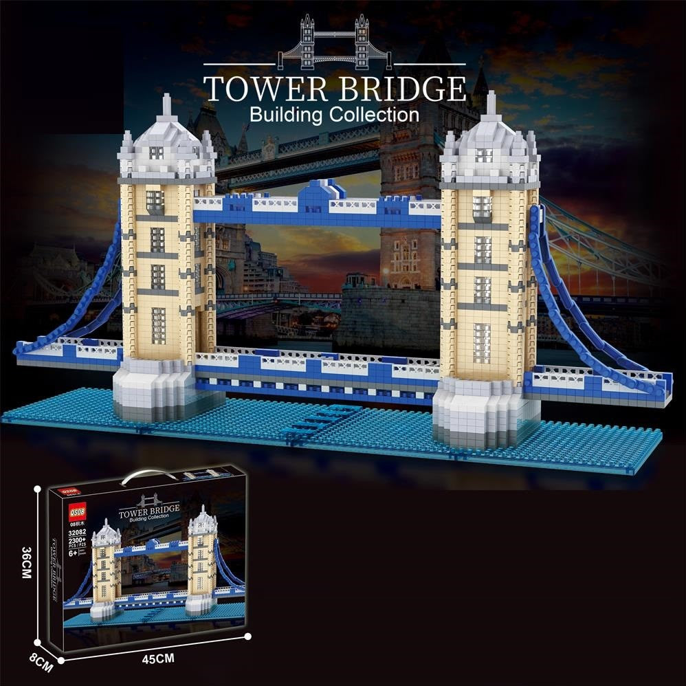 London Tower Bridge Architecture Building Set | 2300 pcs Landmark Construction Model