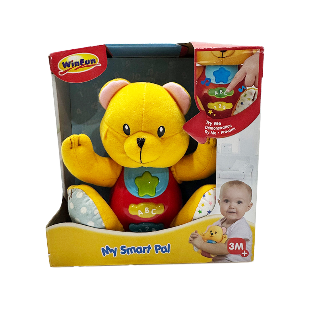 WinFun Sing 'N Learn With Me Monkey – Educational Plush Toy for Babies 3M+