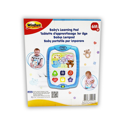 WinFun Baby's Learning Pad with Light-Up Screen – Educational Tablet Toy 6M+