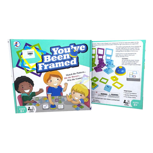 You've Been Framed Pattern Matching Game | Fast-Paced Family Board Game for Kids 8+